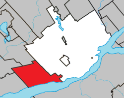 Saint-Augustin-de-Desmaures Quebec location diagram